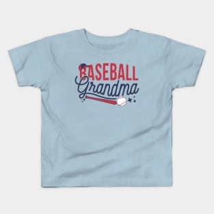 Baseball Grandma Kids T-Shirt